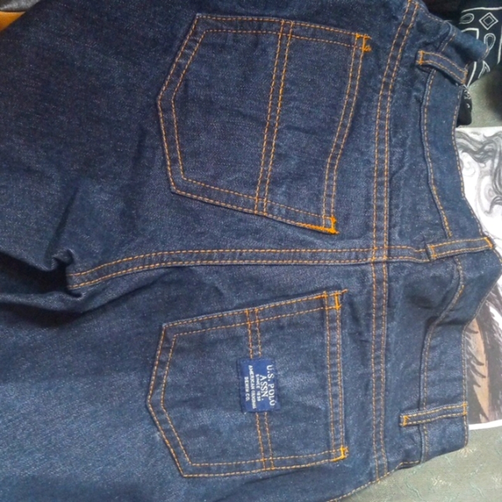 US POLO ASSN™️ Boys Sz 12 Brand New Jeans Relaxed Fit $AVE$ - Picture 4 of 4